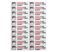 CIYODO 2 Sheets the Package Is in the Parcel Box Sign,10pcs/Sheet, Sticker for Packages, Deliveries Here Sign for Home & Outside Boxes