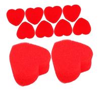 CIYODO 20 Pairs Soft Heart Shaped Sponges for Interactive Stage Props for Close Up Tricks for Family Fun and Entertainment Create Effects at Parties and Gatherings