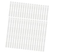 CIYODO 200pcs Plant Garden Labels Durable Plastic Nursery Markers for Outdoor Herbs Flowers Vegetables Reusable White Tags for Plant Identification and Classification