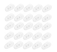 CIYODO 200pcs Silicone Eyeglass Nose Cushions Push Replacement Bridge Pads Soft Comfortable Eyewear Nose Cushions with Enhanced Airflow for Glasses and Sunglasses