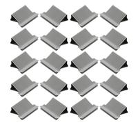 CIYODO 200pcs Stainless Steel Loose Leaf Clips with 4 Push Binder Clips Portable Office Paper Clamps for School Work and Document Binding