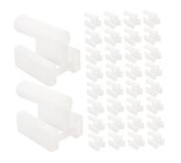 CIYODO 200pcs Three Prong Plug Protectors Plastic Socket Safety Covers Electrical Outlet Dust and Moisture Caps for Home School Hotel Use