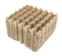 CIYODO 20pcs 30-hole Insect Larvae Breeding Tray Egg Incubator Reptile Growing Pulp Tray Random Color