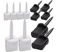 CIYODO 20Pcs Archery Fixed Nails Outdoor Target Accessories Lightweight Pins for Paper and EVA Targets Black White