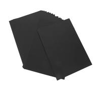 CIYODO 20pcs Black Cardstock Paper Sturdy Kraft Drawing Paper for Printer Compatible Scrapbooking DIY Cards Calligraphy Awards Art Projects