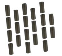 CIYODO 20pcs Black Golden Essential Oil Bottle Holders Multipurpose Packing Boxes for Tea Cosmetics Storage Thick Kraft Cardboard Containers for Party and Travel Use