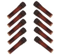 CIYODO 20Pcs Brown Test Vials with Caps for Scientific Experiments Freezing and Sample Storage Tubes Anti-wear Tubes for Laboratory and Research Use