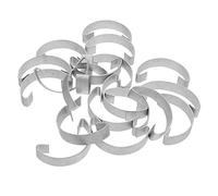 CIYODO 20pcs Chicken Cage Door Hook Steel Hooks for Cage Utensil Door Feeder Hanger