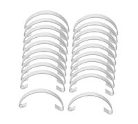 CIYODO 20PCS Chicken Cage Door Hooks Metal Fasteners for Poultry Enclosures Heavy Duty Steel Clips Tension Spring