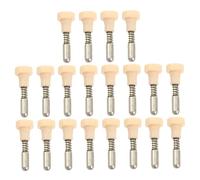 CIYODO 20pcs Hardware Accessories Set Basement Fittings Spring Release Latch Pool Gate Latch Push Button Slide Pet Cage Heavy Duty Self-locking Gate Plastic