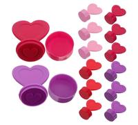 CIYODO 20pcs Heart Shaped Cute Plastic Stampers for Classroom Rewards DIY Craft Party Favors Scrapbooking Journals Valentine S Day Christmas Stamp