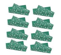 CIYODO 20pcs Large Wrapping Paper Holiday Jumbo Wrap Christmas wrapping Paper Holiday Winter Wrap Snowflake Snowflake Theme Green