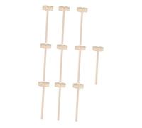 CIYODO 20pcs Mini Wooden Hammers for Versatile Mallet for Cracking Cakes and DIY Crafts Safe and Fun Tools for Boys
