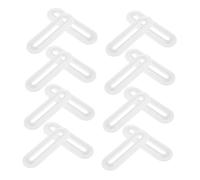 CIYODO 20pcs Oval Plastic Coin Slots for DIY Piggy Banks Creative Insertion Mechanism for Money Saving Sturdy Bulk for Educational Finance Projects