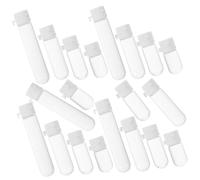 CIYODO 20pcs Refillable Round Bottom Glass Bottles with Tight Seal Dispenser for Essential Oils Serums Travel Toiletries Elegant Design Minimizes Waste Versatile Cosmetic Containers