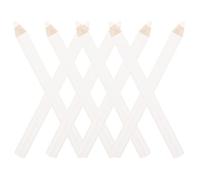 CIYODO 20pcs Reusable White Manicure Wax Dotting Pens Lightweight Wood Nail Art DIY Pen Set for Precise Nail Art Application and Diamond Picking
