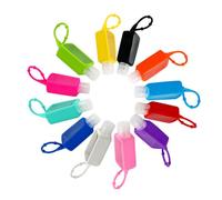 CIYODO 20pcs Silicone Perfume Bottle Holders with Protective Covers Leak Resistant Sleeves for Travel Business Trips Camping Reusable Lightweight Cases with Hanging Loop