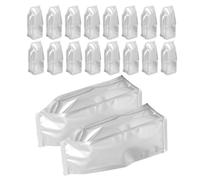 CIYODO 20pcs Small Grease Storage Bags Aluminum Foil Oil Storage Pouch with Strips for Household Waste Cooking Oil Container and Kitchen Fat Holder