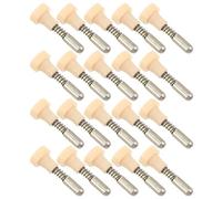 CIYODO 20pcs Spring Loaded Gate Latch Set 42mm Heavy Duty Self-Locking Fence Push Button Slide Latch for Wood Doors Gates Kennels and Storage Cabinets