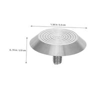 CIYODO 20pcs Stainless Steel Blind Road Studs with Nonslip Pineapple Texture Tactile Warning Nails for Sidewalks and Public Spaces Slip Resistant for Visually Impaired