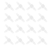 CIYODO 20Pcs T-Shaped Barbed Tee Connectors Plastic Pipe Fittings 3.9Mm Od Reducer Coupling Set for Hose and Tube Maintenance
