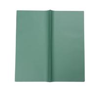 CIYODO 20pcs Two-color Matte Wrapping Paper for Flower Packaging Dark Green and Grey Green Plastic Material Double-sided Floral Tissue Paper for Bouquet Protection and Decoration