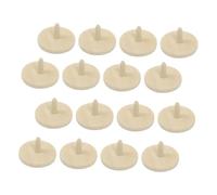 CIYODO 20Pcs Wooden Golf Ball Position Markers Golfs Position Tools Easy Insertion Practical Accessories for Accurate Putting and Backyard Miniature Course Kits