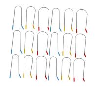 CIYODO 24pcs Curling Pins Hot Roller Clips Bobby Rollers for Hair Grips Assorted Curler Thick Volumizing Woman Titanium 304 Stainless Steel