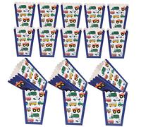 CIYODO 24pcs Engineering Truck Popcorn Box Party Favor Boxes Lid Jungle Theme Cardboard Popcorn Cartons