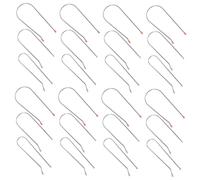 CIYODO 24pcs Hot Roller Clips Replacement with Quick Heating U-shaped Securing Pins Stainless Steel and Resin Hair Curler Clamps for Versatile Styling