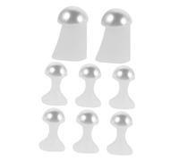 CIYODO 24pcs Nail Toe Separator Nail Tools Gel Big Toe Spacer Separators for Pedicures White Silica Gel