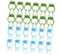 CIYODO 24pcs Portable Nose Bleed Stopper Clips for Epistaxis Relief Comfortable Non-Painful Nose Lifting and Straightening Clips Nasal Breathing Aid for Reading Tv and Daily Use Blue and