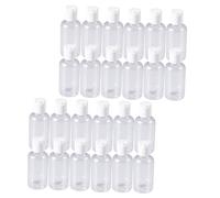 CIYODO 24pcs Refillable Press Bottles for Shampoo and Face Wash Travel Toiletry Containers Lightweight for Outdoor Sports Business Trips Random Color