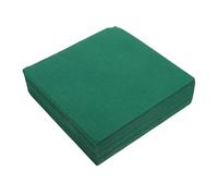 CIYODO 25pcs Green Disposable Beverage Napkins Soft Absorbent Paper Guest Towels for Wedding Party Reception Bathroom Cocktail Luncheon Event Decoration