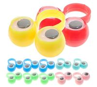 CIYODO 25Pcs Interactive Finger Portable Lovely Finger Playthings and Enhancing Creativity and Color Recognition Random Color