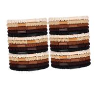 CIYODO 25pcs Ladies Hair Ties Stretchy Ponytail Holders Soft Elastic Hair Bands for Women for Braids