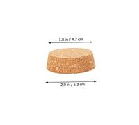 CIYODO 25Pcs Natural Cork Stoppers for Bottles Wine Cork Sealing Covers Multipurpose Plant Pot Feet Pads Safe Sturdy Material Suitable for Various Bottle and Containers