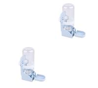 CIYODO 2pcs 500ml Pet Water Dispenser Automatic Pet Drinking Feeder Leakproof Water Bottle for Dogs Cats Guinea Pigs Birds Easy Screw Mount on Cage