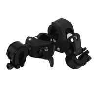 CIYODO 2Pcs Adjustable Rotatable Cane Holder for Wheelchairs Electric Scooter Crutch Bracket Durable Walking Stick Storage Accessories