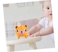 CIYODO 2pcs Animal Stress Relief Squeeze Cartoon Tongue Out Design Soft Squishy for Anxiety Release and Fun with Pink Pig and Orange Tiger