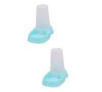 CIYODO 2pcs Automatic Pet Feeder for Cats and Dogs Sky Blue Easy to Clean for Busy Pet Parents Stays Reduces Dust Pollution