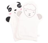 CIYODO 2Pcs Bath Gloves for Shower Exfoliating Mittens Large Cartoon Animal Design Bath Scrubbing Gloves for Gentle Skin Cleaning and Oil Removal Home Accessory