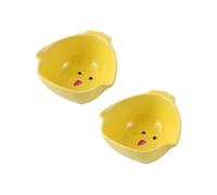 CIYODO 2Pcs Bird Feeding Bowls Durable Pet Food Containers for Indoor Use Easy to Clean Practical Present for Bird Lovers for Chicken Crate Decor