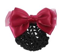 CIYODO 2pcs Breathable Mesh Hairnet Bun Cover Lightweight Hair Net Clips for Nurses Stewardess Bank Workers Comfortable Hair Accessory for Formal Casual Occasions