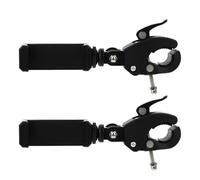 CIYODO 2pcs Camera Mount for Bike Handlebar with Phone Clip Multi Angle Clamp for DSLR and Smartphones Compatible with Bars Up