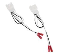 CIYODO 2pcs Car Speaker Wire Harness Adapter with Plastic and Alloy Material, Easy Installation Plug-and-play Connection for Front Door Audio Bass Speaker Wiring in Automotive Stereo