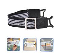 CIYODO 2pcs Car Tissue Holder Straps Elastic Adjustable Fastening Belts for Sun Visor Napkin Box Organizer Polyester Material for Convenient In-car Access