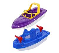 CIYODO 2Pcs Cartoon Yacht Bath Set for Boy Girl Safe Summer Beach Party Bathtub Fun Stimulates Imagination Creativity Bathing for Boys