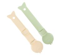 CIYODO 2pcs Cat Dog Food Spoon Pet Treat Dispenser Spoon Wet Feeder for Cats Small Dogs Kitchen Use