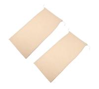 CIYODO 2pcs Cotton Drawstring Bread Bags Multipurpose Storage Pouches for Household Organization Food and Sundries Packing Reusable Cotton Bread Storage Sacks